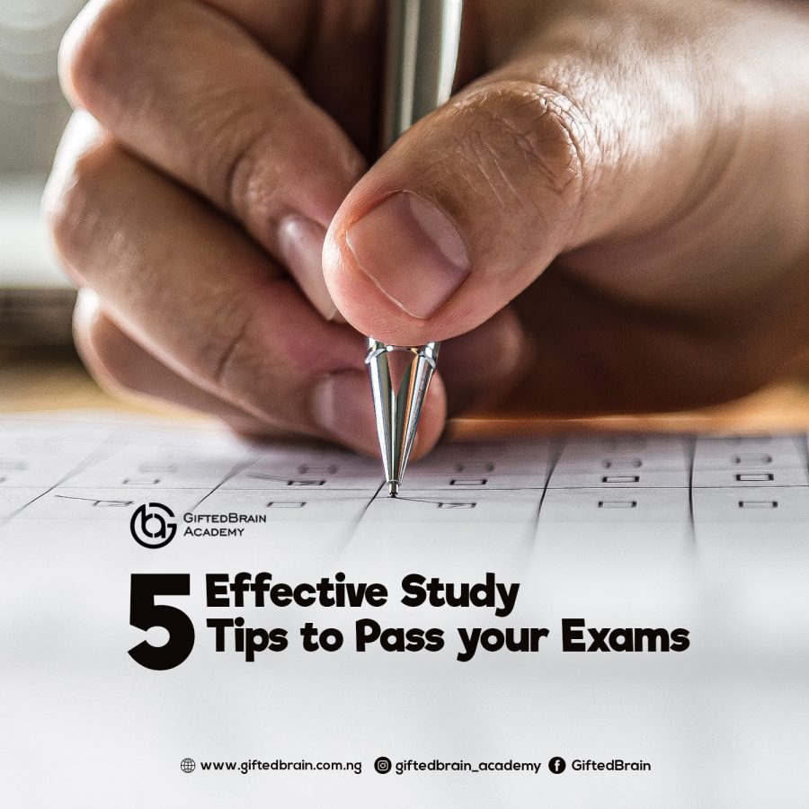 5 Effective Study Tips To Pass Your Exams